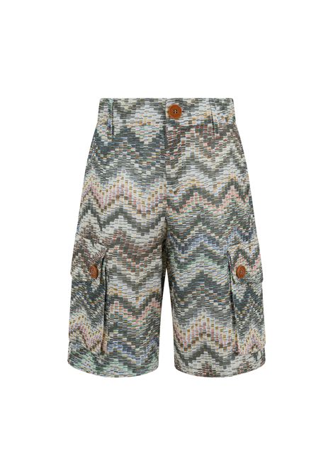 Bermuda con stampa MISSONI KIDS | MY6P99 P0595998